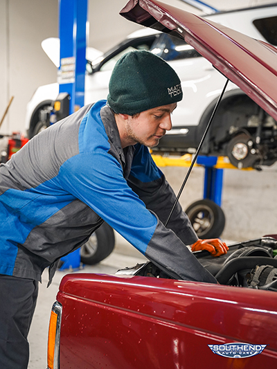Technicians at work performing maintenance | Southend Auto Care