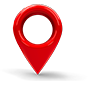 Map pin logo